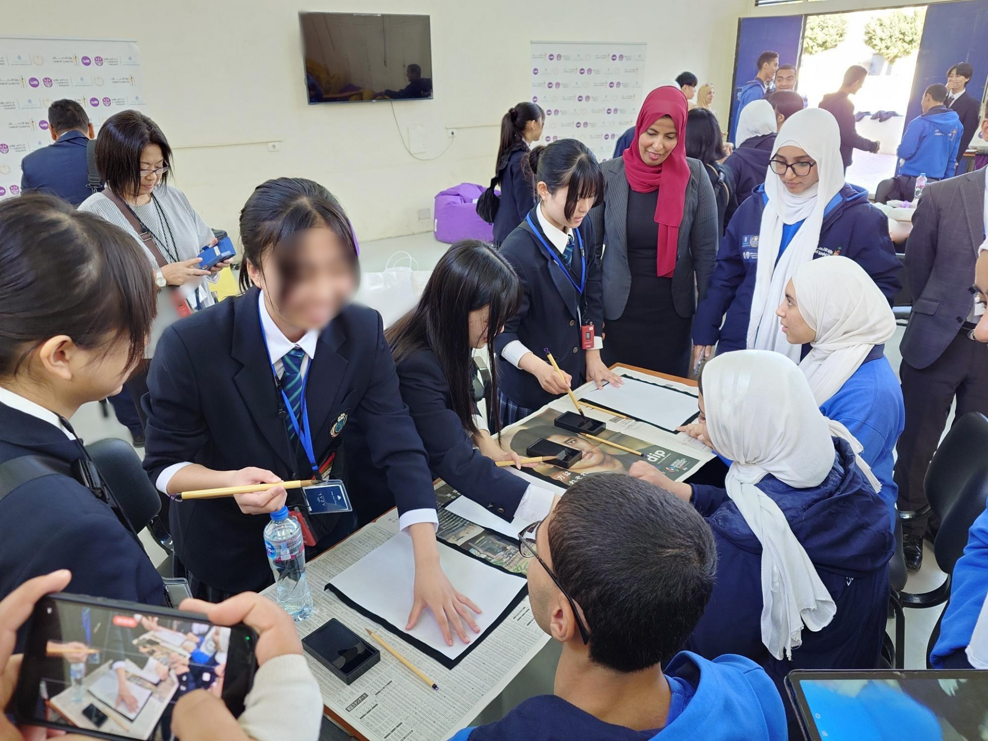 Shodo at WE high school